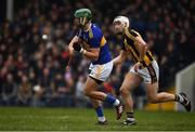 24 February 2019; James Barry of Tipperary in action against Liam Blanchfield of Kilkenny during the Allianz Hurling League Division 1A Round 4 match between Tipperary and Kilkenny at Semple Stadium in Thurles, Co Tipperary. Photo by Ray McManus/Sportsfile