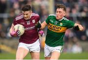 24 February 2019; Shane Walsh of Galway in action against Dara Maynihan of Kerry during the Allianz Football League Division 1 Round 4 match between Galway and Kerry at Tuam Stadium in Tuam, Galway.  Photo by Stephen McCarthy/Sportsfile