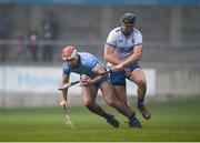 24 February 2019; Paddy Smyth of Dublin in action against Kevin Moran of Waterford during the Allianz Hurling League Division 1B Round 4 match between Dublin and Waterford at Parnell Park in Donnycarney, Dublin. Photo by Daire Brennan/Sportsfile