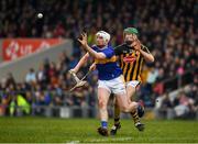 24 February 2019; Séamus Kennedy of Tipperary in action against Ger Malone of Kilkenny during the Allianz Hurling League Division 1A Round 4 match between Tipperary and Kilkenny at Semple Stadium in Thurles, Co Tipperary. Photo by Ray McManus/Sportsfile