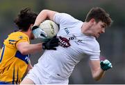 24 February 2019; Kevin Feely of Kildare in action against Cian O'Dea of Clare during the Allianz Football League Division 2 Round 4 match between Kildare and Clare at St Conleth's Park in Newbridge, Co Kildare. Photo by Piaras Ó Mídheach/Sportsfile