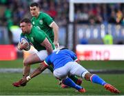 24 February 2019; Dave Kilcoyne of Ireland in action against Maxime Mbanda of Italy during the Guinness Six Nations Rugby Championship match between Italy and Ireland at the Stadio Olimpico in Rome, Italy. Photo by Brendan Moran/Sportsfile