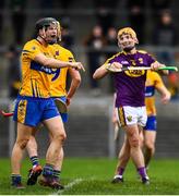 24 February 2019; Jack Browne of Clare celebrates at the final whistle during the Allianz Hurling League Division 1A Round 4 match between Clare and Wexford at Cusack Park in Ennis, Clare. Photo by Eóin Noonan/Sportsfile