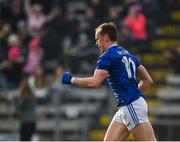 24 February 2019; Martin Reilly of Cavan celebrates after scoring his side's third goal of the game during the Allianz Football League Division 1 Round 4 match between Cavan and Roscommon at the Kingspan Breffni Park in Cavan. Photo by Seb Daly/Sportsfile