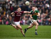 24 February 2019; Mark Griffin of Kerry in action against Thomas Flynn of Galway during the Allianz Football League Division 1 Round 4 match between Galway and Kerry at Tuam Stadium in Tuam, Galway.  Photo by Stephen McCarthy/Sportsfile
