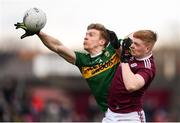 24 February 2019; Tommy Walsh of Kerry in action against Sean Andy O Ceallaigh of Galway during the Allianz Football League Division 1 Round 4 match between Galway and Kerry at Tuam Stadium in Tuam, Galway.  Photo by Stephen McCarthy/Sportsfile
