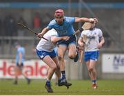 24 February 2019; Danny Sutcliffe of Dublin in action against Austin Gleeson of Waterford during the Allianz Hurling League Division 1B Round 4 match between Dublin and Waterford at Parnell Park in Donnycarney, Dublin. Photo by Daire Brennan/Sportsfile