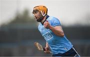24 February 2019; Eamonn Dillon of Dublin celebrates a second half point during the Allianz Hurling League Division 1B Round 4 match between Dublin and Waterford at Parnell Park in Donnycarney, Dublin. Photo by Daire Brennan/Sportsfile