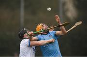 24 February 2019; Eamonn Dillon of Dublin in action against Philip Mahony of Waterford during the Allianz Hurling League Division 1B Round 4 match between Dublin and Waterford at Parnell Park in Donnycarney, Dublin. Photo by Daire Brennan/Sportsfile