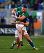 24 February 2019; Dave Kilcoyne of Ireland is tackled by Tommaso Allan of Italy during the Guinness Six Nations Rugby Championship match between Italy and Ireland at the Stadio Olimpico in Rome, Italy. Photo by Ramsey Cardy/Sportsfile