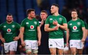 24 February 2019; John Cooney and his Ireland teammates following the Guinness Six Nations Rugby Championship match between Italy and Ireland at the Stadio Olimpico in Rome, Italy. Photo by Ramsey Cardy/Sportsfile