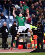 24 February 2019; Andrew Conway of Ireland keeps the ball in play during the Guinness Six Nations Rugby Championship match between Italy and Ireland at the Stadio Olimpico in Rome, Italy. Photo by Ramsey Cardy/Sportsfile
