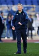 24 February 2019; Ireland head coach Joe Schmidt ahead of the Guinness Six Nations Rugby Championship match between Italy and Ireland at the Stadio Olimpico in Rome, Italy. Photo by Ramsey Cardy/Sportsfile