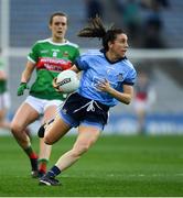 23 February 2019; Siobhán McGrath of Dublin in action against Clodagh McManamon of Mayo during the Lidl Ladies NFL Division 1 Round 3 match between Dublin and Mayo at Croke Park in Dublin. Photo by Ray McManus/Sportsfile