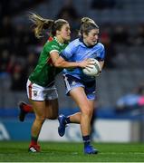 23 February 2019; Siobhán Killeen of Dublin in action against Danielle Caldwell of Mayo during the Lidl Ladies NFL Division 1 Round 3 match between Dublin and Mayo at Croke Park in Dublin. Photo by Ray McManus/Sportsfile