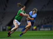 23 February 2019; Siobhán Killeen of Dublin in action against Ciara McManamon of Mayo during the Lidl Ladies NFL Division 1 Round 3 match between Dublin and Mayo at Croke Park in Dublin. Photo by Ray McManus/Sportsfile