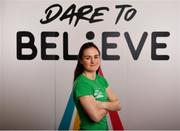 25 February 2019; Kellie Harrington, Irish World Champion Boxer, teamed up with the Olympic Federation of Ireland to launch Dare to Believe, a school activation programme championed and supported by the Athletes’ Commission. Olympism, Paralympism and the benefits of sport will be promoted in schools nationwide by some of Ireland’s best known and most accomplished athletes in a fun and interactive manner. The initial pilot phase is targeting the fifth and sixth class students in primary schools. #DareToBelieve Photo by Seb Daly/Sportsfile