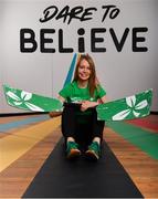 25 February 2019; Claire Lambe, Irish Olympic Rower, teamed up with the Olympic Federation of Ireland to launch Dare to Believe, a school activation programme championed and supported by the Athletes’ Commission. Olympism, Paralympism and the benefits of sport will be promoted in schools nationwide by some of Ireland’s best known and most accomplished athletes in a fun and interactive manner. The initial pilot phase is targeting the fifth and sixth class students in primary schools. #DareToBelieve Photo by Seb Daly/Sportsfile