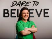 25 February 2019; Nicole Turner, Irish Paralympic Swimmer, teamed up with the Olympic Federation of Ireland to launch Dare to Believe, a school activation programme championed and supported by the Athletes’ Commission. Olympism, Paralympism and the benefits of sport will be promoted in schools nationwide by some of Ireland’s best known and most accomplished athletes in a fun and interactive manner. The initial pilot phase is targeting the fifth and sixth class students in primary schools. #DareToBelieve Photo by Seb Daly/Sportsfile