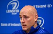 25 February 2019; Backs coach Felipe Contepomi during a Leinster Rugby Press Conference at Leinster Rugby Headquarters in UCD, Dublin. Photo by Piaras Ó Mídheach/Sportsfile