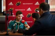 25 February 2019; Neil Cronin during a Munster Rugby press conference at the University of Limerick in Limerick. Photo by Diarmuid Greene/Sportsfile