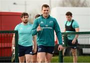 25 February 2019; CJ Stander arrives for Munster Rugby squad training at the University of Limerick in Limerick. Photo by Diarmuid Greene/Sportsfile
