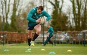 25 February 2019; CJ Stander trains separately from team-mates during Munster Rugby squad training at the University of Limerick in Limerick. Photo by Diarmuid Greene/Sportsfile
