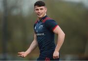 25 February 2019; Calvin Nash during Munster Rugby squad training at the University of Limerick in Limerick. Photo by Diarmuid Greene/Sportsfile