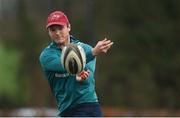 25 February 2019; Tyler Bleyendaal during Munster Rugby squad training at the University of Limerick in Limerick. Photo by Diarmuid Greene/Sportsfile