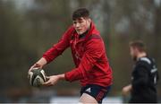 25 February 2019; Jack O'Donoghue during Munster Rugby squad training at the University of Limerick in Limerick. Photo by Diarmuid Greene/Sportsfile