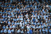 25 February 2019; St Michael's College supporters moments before their side's first try the Bank of Ireland Leinster Schools Senior Cup Round 2 match between Blackrock College and St Michael’s College at Energia Park in Donnybrook, Dublin. Photo by David Fitzgerald/Sportsfile