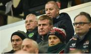 25 February 2019; Republic of Ireland U21 manager Stephen Kenny watches from the stand during the SSE Airtricity League Premier Division match between Derry City and Waterford at the Ryan McBride Brandwell Stadium in Derry. Photo by Oliver McVeigh/Sportsfile