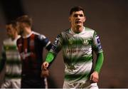 25 February 2019; Trevor Clarke of Shamrock Rovers during the SSE Airtricity League Premier Division match between Bohemians and Shamrock Rovers at Dalymount Park in Dublin. Photo by Ben McShane/Sportsfile