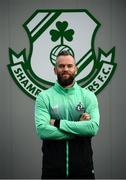 28 Febraury 2019; Goalkeeper Alan Mannus poses for a portrait during a Shamrock Rovers Media Day at the Roadstone Group Sports Club in Kingswood, Dublin. Photo by Stephen McCarthy/Sportsfile