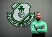 28 Febraury 2019; Goalkeeper Alan Mannus poses for a portrait during a Shamrock Rovers Media Day at the Roadstone Group Sports Club in Kingswood, Dublin. Photo by Stephen McCarthy/Sportsfile