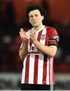25 February 2019; Barry McNamee of Derry City following the SSE Airtricity League Premier Division match between Derry City and Waterford at the Ryan McBride Brandwell Stadium in Derry. Photo by Oliver McVeigh/Sportsfile