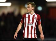 25 February 2019; Greg Sloggett of Derry City during the SSE Airtricity League Premier Division match between Derry City and Waterford at the Ryan McBride Brandwell Stadium in Derry. Photo by Oliver McVeigh/Sportsfile