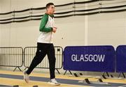 28 February 2019; Mark English of Ireland  during the previews of the European Indoor Athletics Championships at the Emirates Arena in Glasgow, Scotland.  Photo by Sam Barnes/Sportsfile