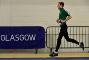 28 February 2019; John Travers of Ireland during the previews of the European Indoor Athletics Championships at the Emirates Arena in Glasgow, Scotland.  Photo by Sam Barnes/Sportsfile