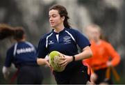 28 February 2019; Action from the Leinster Rugby Girls Metro Tag Rugby Blitz featuring Loreto Dalkey at Clontarf All-Weather Pitches in Dublin. Photo by Stephen McCarthy/Sportsfile