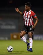 22 February 2019; Junior Ogedi-Uzokwe of Derry City during the SSE Airtricity League Premier Division match between Shamrock Rovers and Derry City at Tallaght Stadium in Dublin. Photo by Seb Daly/Sportsfile