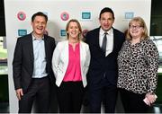 1 March 2019; Tim Crabbe, UEFA GROW Mentor, left, Mary O’Connor, CEO, Federation of Irish Sport, Noel Mooney, Head of National Association Development, UEFA, and Monica Golding, UEFA GROW Mentor, right, during the UEFA Masterclass in partnership with the Federation of Irish Sport at the Aviva Stadium in Dublin. Photo by Seb Daly/Sportsfile