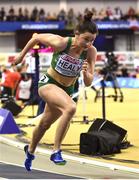 1 March 2019; Phil Healy of of Ireland during the Women's 400m Semi-Final event during day one of the European Indoor Athletics Championships at Emirates Arena in Glasgow, Scotland. Photo by Sam Barnes/Sportsfile