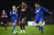 1 March 2019; Ali Reghba of Bohemians in action against Jonathan Lunney of Waterford during the SSE Airtricity League Premier Division match between Waterford and Bohemians at the RSC in Waterford. Photo by Harry Murphy/Sportsfile