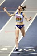 1 March 2019; Laura Muir of Great Britain wins the Women's 3000m event during day one of the European Indoor Athletics Championships at Emirates Arena in Glasgow, Scotland. Photo by Sam Barnes/Sportsfile