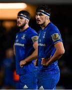 1 March 2019; Max Deegan, right, and Caelan Doris of Leinster during the Guinness PRO14 Round 17 match between Leinster and Toyota Cheetahs at the RDS Arena in Dublin. Photo by Ramsey Cardy/Sportsfile
