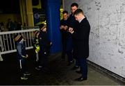 1 March 2019; Leinster players Luke McGrath, Nick McCarthy and Will Connors with supporters in autograph alley prior to the Guinness PRO14 Round 17 match between Leinster and Toyota Cheetahs at the RDS Arena in Dublin. Photo by Ramsey Cardy/Sportsfile