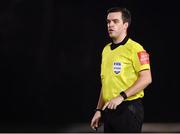 1 March 2019; Referee Robert Harvey during the SSE Airtricity League Premier Division match between UCD and St Patrick's Athletic at the UCD Bowl in Belfield, Dublin. Photo by Piaras Ó Mídheach/Sportsfile