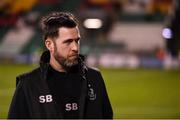 1 March 2019; Shamrock Rovers manager Stephen Bradley prior to the SSE Airtricity League Premier Division match between Shamrock Rovers and Dundalk at Tallaght Stadium in Dublin. Photo by Ben McShane/Sportsfile