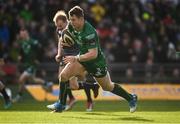 2 March 2019; Matt Healy of Connacht on his way to scoring his side's second try during the Guinness PRO14 Round 17 match between Connacht and Ospreys at The Sportsground in Galway. Photo by Harry Murphy/Sportsfile